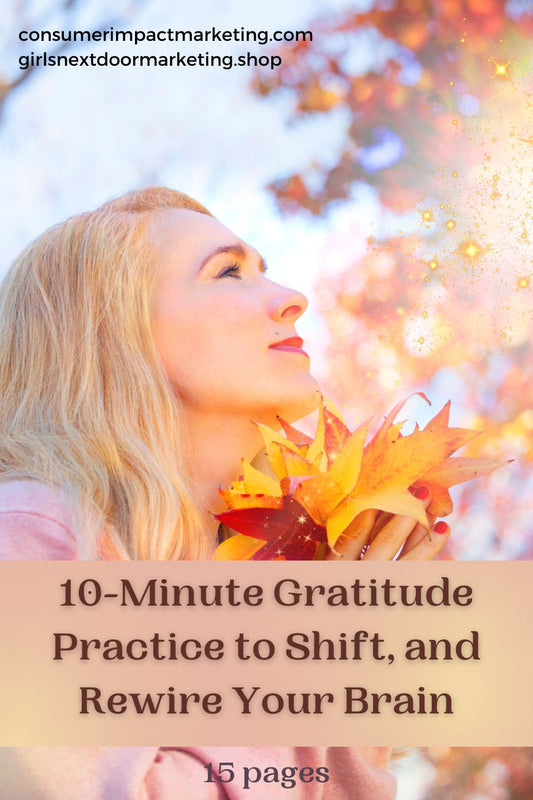 10-Minute Gratitude Practice to Shift, and Rewire Your Brain Meditation-15 pages